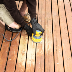 professional deck sanding